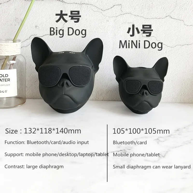 Пёс из мультфильма Aerobull Bluetooth Динамик шнурки бульдог Беспроводной сабвуфер