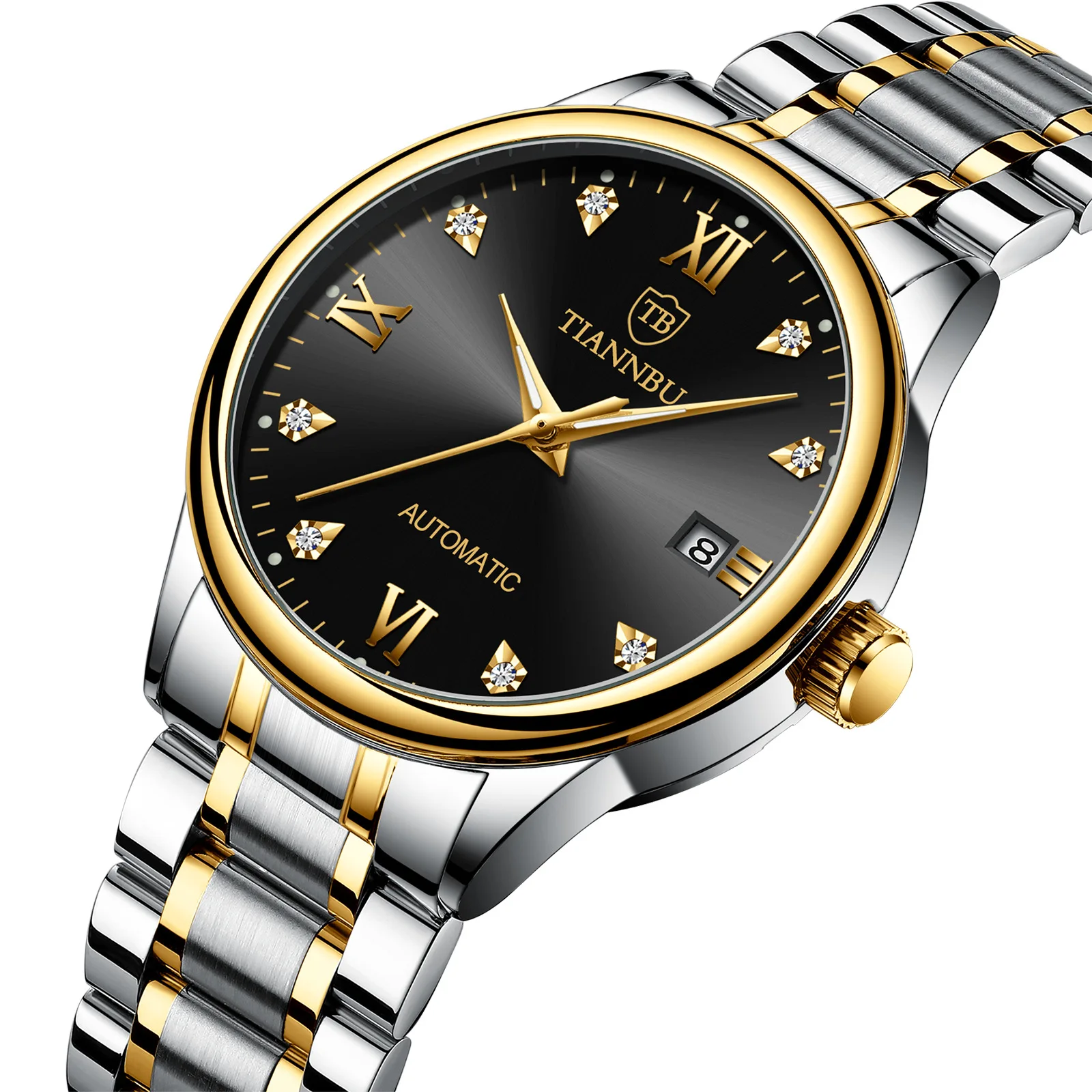 Мужские механические часы, водонепроницаемые автоматические механические часы с турбийоном, мужские деловые повседневные светящиеся часы
Мужские механические часы, водонепроницаемые автоматические механические часы с турбийоном, мужские деловые повседневные светящиеся часы