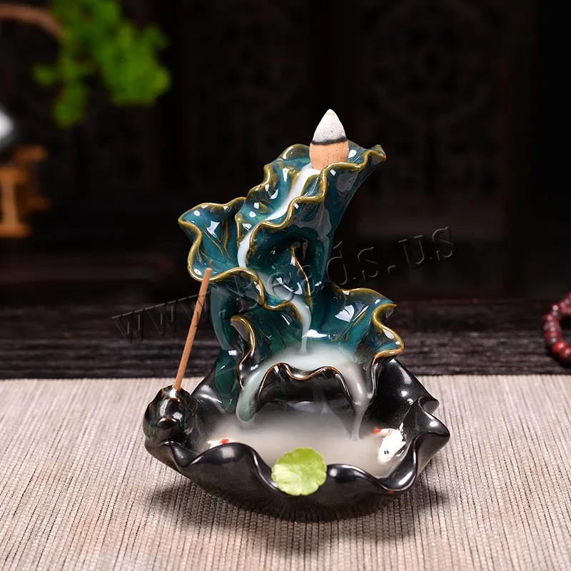 Fish Backflow Incense Burner Meditation Gifts Home Office Tea House Decor Smoke Waterfall Incense Holder Zen Buddhist Ornaments 
Fish Backflow Incense Burner Meditation Gifts Home Office Tea House Decor Smoke Waterfall Incense Holder Zen Buddhist Ornaments