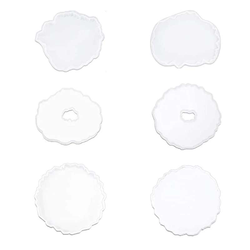 Crystal Epoxy Resin Mold Coaster Irregular Wave Shap Cup Pad Silicone Mould Set MXME
Crystal Epoxy Resin Mold Coaster Irregular Wave Shap Cup Pad Silicone Mould Set MXME