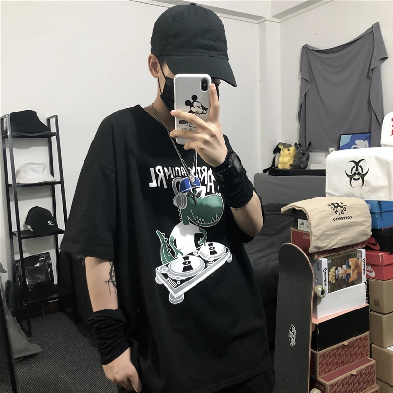 Funny Korean Style T-shirt for Men Women Streetwear Hip Hop Tshirt Ulzzang Harajuku Graphic Clothes Summer White T Shirt
Funny Korean Style T-shirt for Men Women Streetwear Hip Hop Tshirt Ulzzang Harajuku Graphic Clothes Summer White T Shirt
