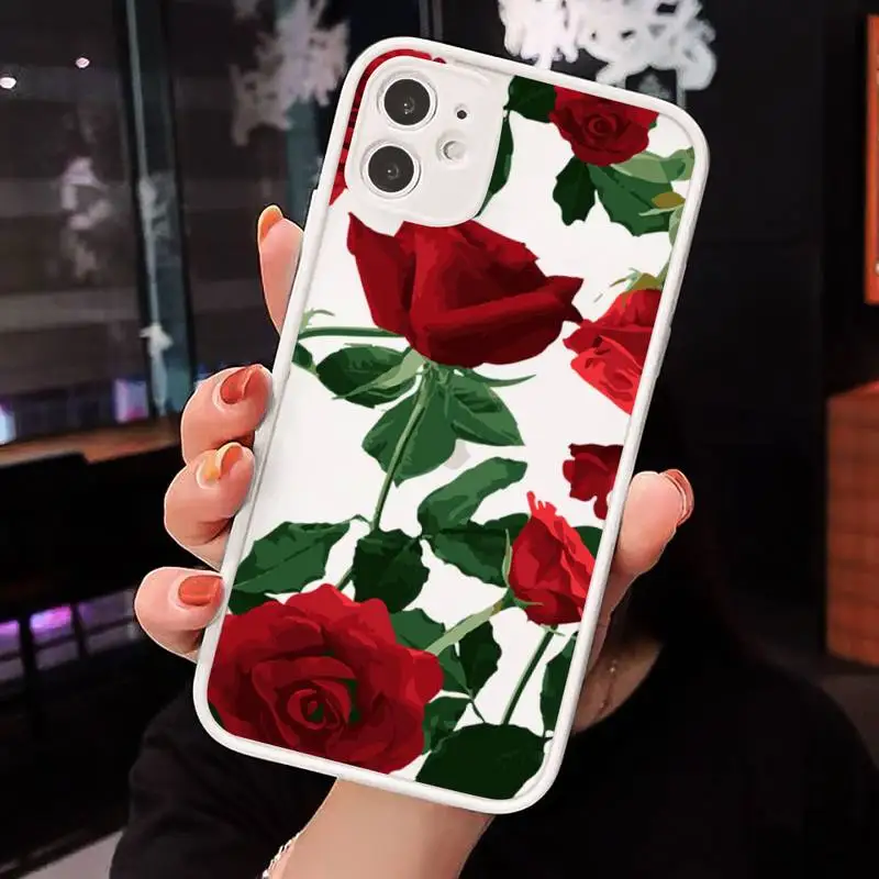 Vintage flower rose Phone Cases matte transparent For iphone 7 8 11 12 plus mini x xs xr pro max cover
Vintage flower rose Phone Cases matte transparent For iphone 7 8 11 12 plus mini x xs xr pro max cover