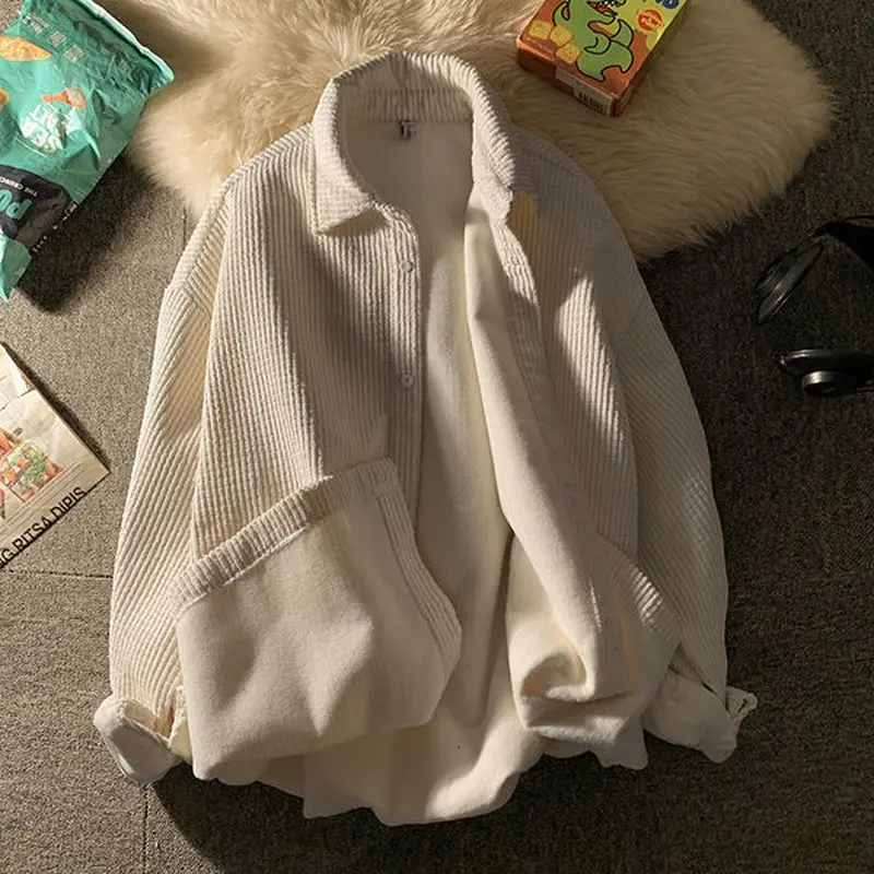 Рубашки для мужчин осень-зима Однотонная рубашка с длинным рукавом плюс бархатная плотная блузка свободная Студенческая модная мужская од...
Рубашки для мужчин осень-зима Однотонная рубашка с длинным рукавом плюс бархатная плотная блузка свободная Студенческая модная мужская од...