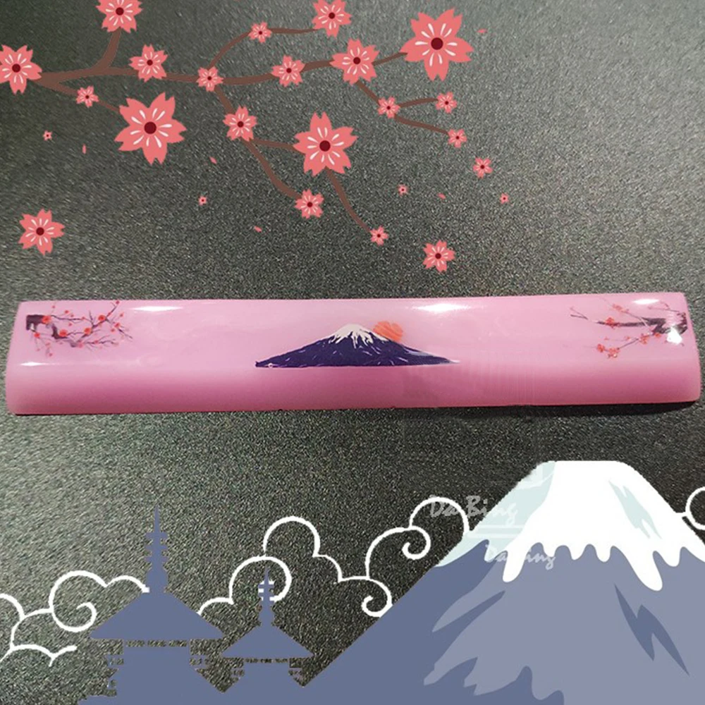 For Cherry Switch Mechanical Keyboard Handmade Starry Sky Mount Fuji Keycap Customized Backlight Resin Spacebar | Компьютеры и офис