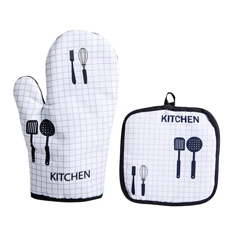 Cute Microwave Glove Oven Glove Potholder Mat Non-slip Heat Resistant Oven Mitts Heat Insulation Pad For BBQ Or Kitchen
Cute Microwave Glove Oven Glove Potholder Mat Non-slip Heat Resistant Oven Mitts Heat Insulation Pad For BBQ Or Kitchen