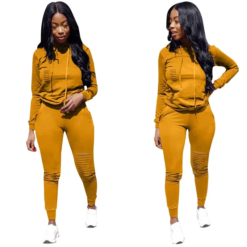 Cutubly Long Sleeve Hoodies Women Set Outfit Fashion Solid Two Piece Set Sweatshirt Coat Hollow Out Pencil Pants Set Tracksuit
Cutubly Long Sleeve Hoodies Women Set Outfit Fashion Solid Two Piece Set Sweatshirt Coat Hollow Out Pencil Pants Set Tracksuit