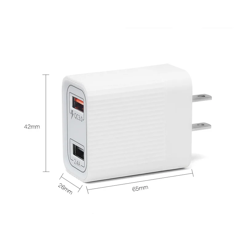 For DJI Mavic Mini Drone Accessories 3.0 Quick Charge Adapter Dual USB Ports Charge Plug With 1M QC Cable
For DJI Mavic Mini Drone Accessories 3.0 Quick Charge Adapter Dual USB Ports Charge Plug With 1M QC Cable