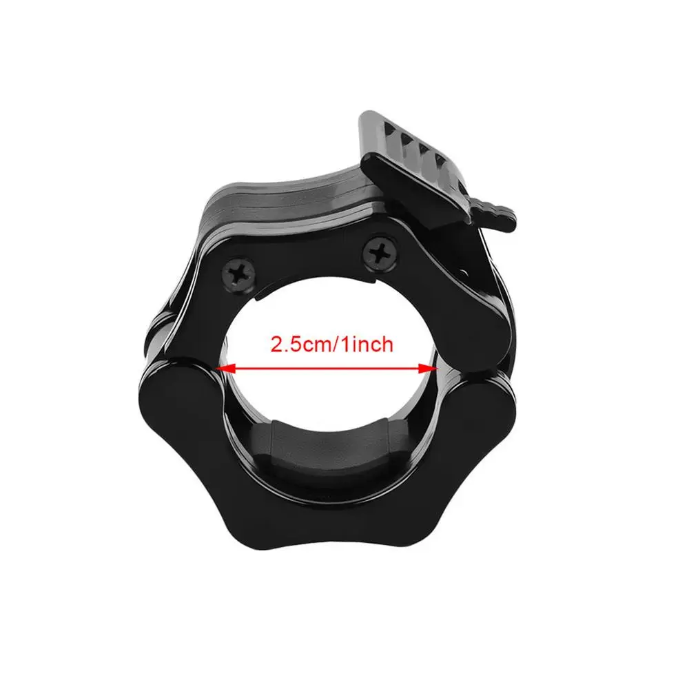 1 Pair 25mm Barbell Collar Lock Clips Dumbbell Buckle Olympic 1" Weight Lifting Bar Clamp for Gym Fitness Exercise Body Building
1 Pair 25mm Barbell Collar Lock Clips Dumbbell Buckle Olympic 1" Weight Lifting Bar Clamp for Gym Fitness Exercise Body Building