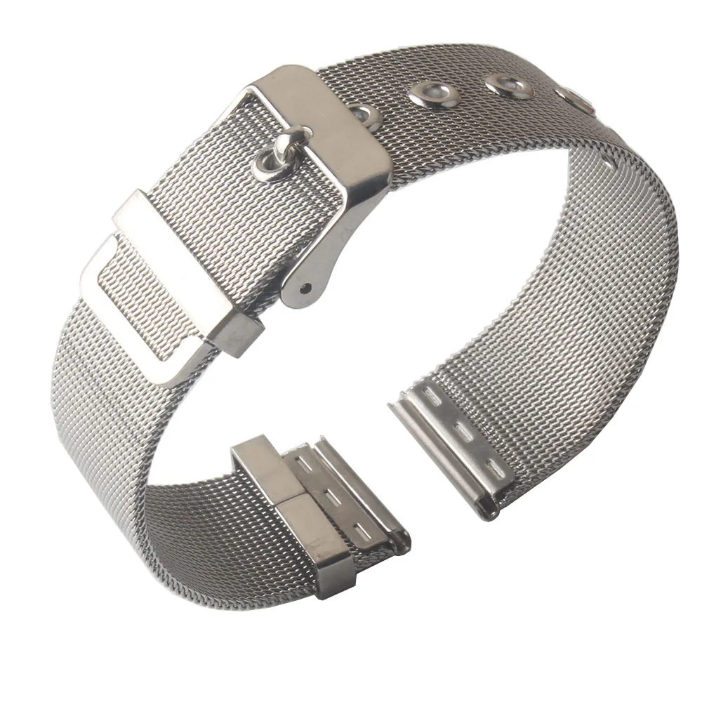 Silver Thin Mesh Watchbands Stainless steel 0.4mm Watch band strap 18mm 20mm 22mm classic Pin buckle clasps Watches accessories 
Silver Thin Mesh Watchbands Stainless steel 0.4mm Watch band strap 18mm 20mm 22mm classic Pin buckle clasps Watches accessories