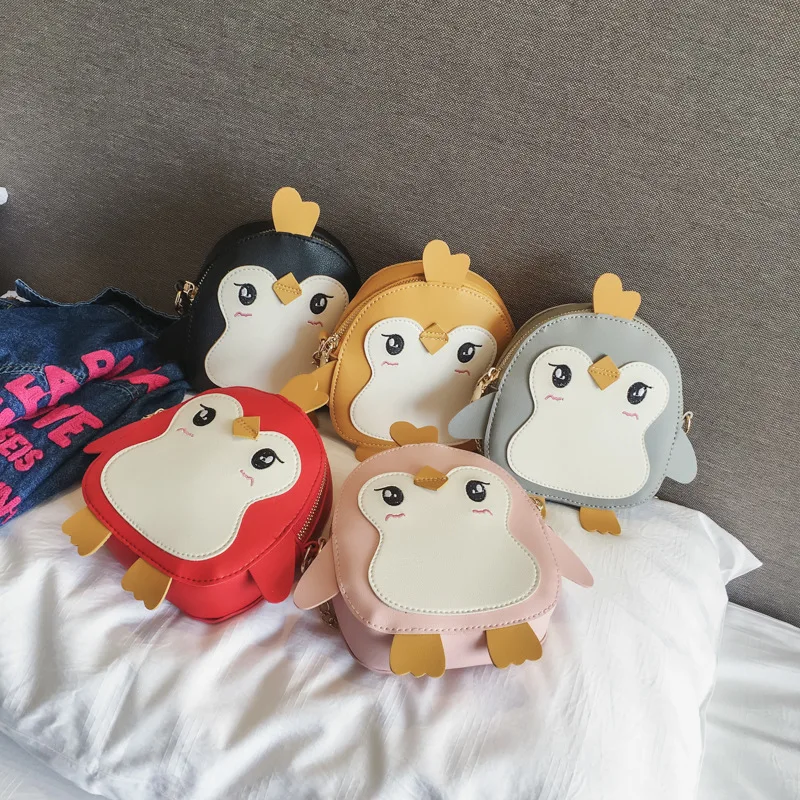 Fashion Children's Coin Purse Baby Cute Penguin Mini Zipper Messenger Bags Lovely PU Leather Chain Cartoon Animal Girls Purse
Fashion Children's Coin Purse Baby Cute Penguin Mini Zipper Messenger Bags Lovely PU Leather Chain Cartoon Animal Girls Purse