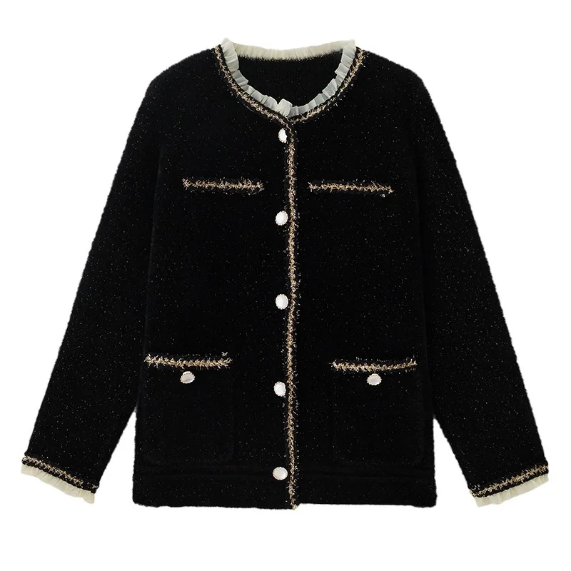 Woman Button Knitted Sweater Fashion Black White Knitwear Sweaters New Antumn Cardigan Women Winter 2020 Long Sleeve Elagant
Woman Button Knitted Sweater Fashion Black White Knitwear Sweaters New Antumn Cardigan Women Winter 2020 Long Sleeve Elagant