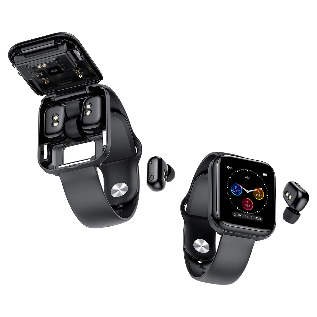 X5 Smart Watches Bluetooth Earphone Tws Earbuds True Wireless Smartwatch Bracelet Band Wristbands Fitness
X5 Smart Watches Bluetooth Earphone Tws Earbuds True Wireless Smartwatch Bracelet Band Wristbands Fitness