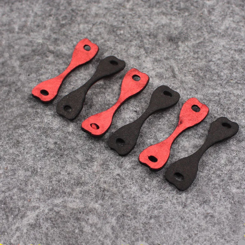 50pcs Microfiber Leather Fishing Slingshot Pouches Black Red Outdoor Hunting Shooting Fish Sling Shots Catapults Replacements | Спорт и