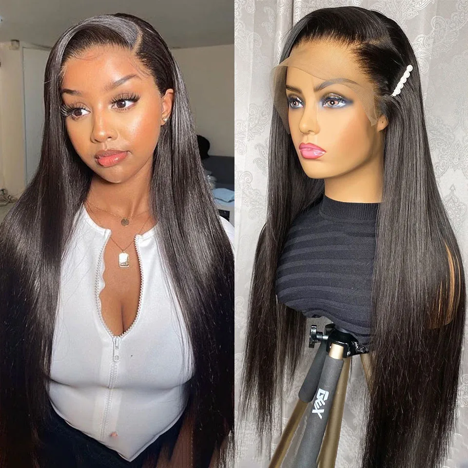 Glueless Silky Straight Free Part Synthetic 13*6Lace Frontal Wig Easy Big Lace Black Fiber Hair Cosplay Wigs For Women Babyhair
Glueless Silky Straight Free Part Synthetic 13*6Lace Frontal Wig Easy Big Lace Black Fiber Hair Cosplay Wigs For Women Babyhair