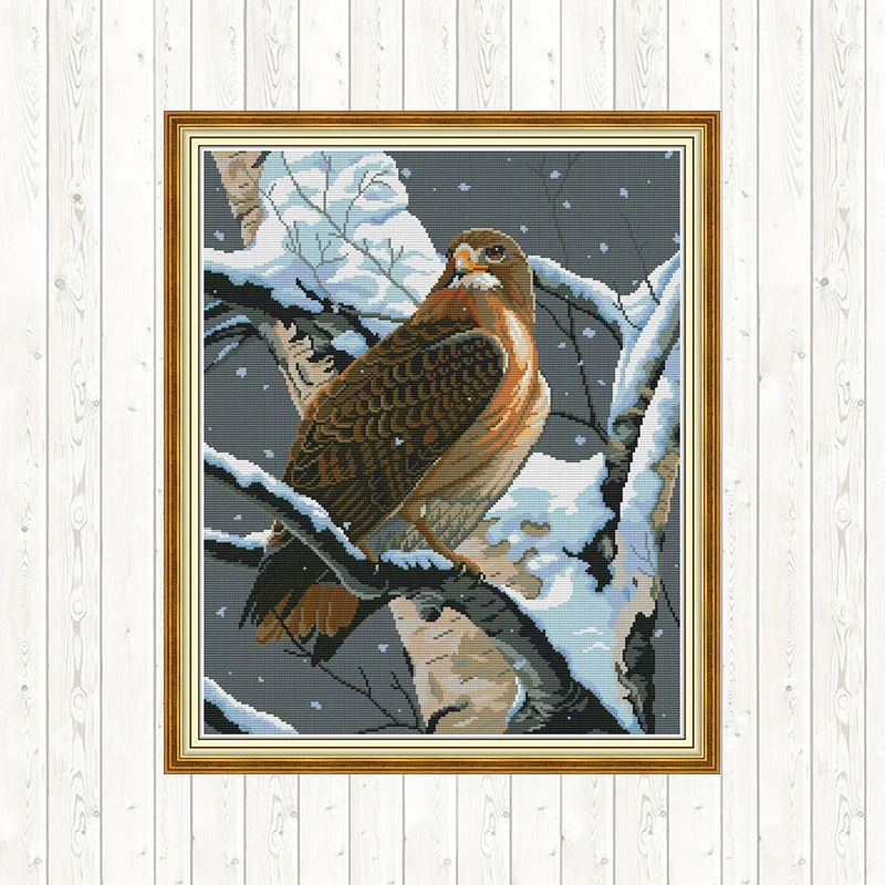 The Falcon In The Tree Cross Stitch Sets Cotton Thread Printed Canvas 14ct 11ct Print Canvas DIY Handmade Needlework Embroidery
The Falcon In The Tree Cross Stitch Sets Cotton Thread Printed Canvas 14ct 11ct Print Canvas DIY Handmade Needlework Embroidery