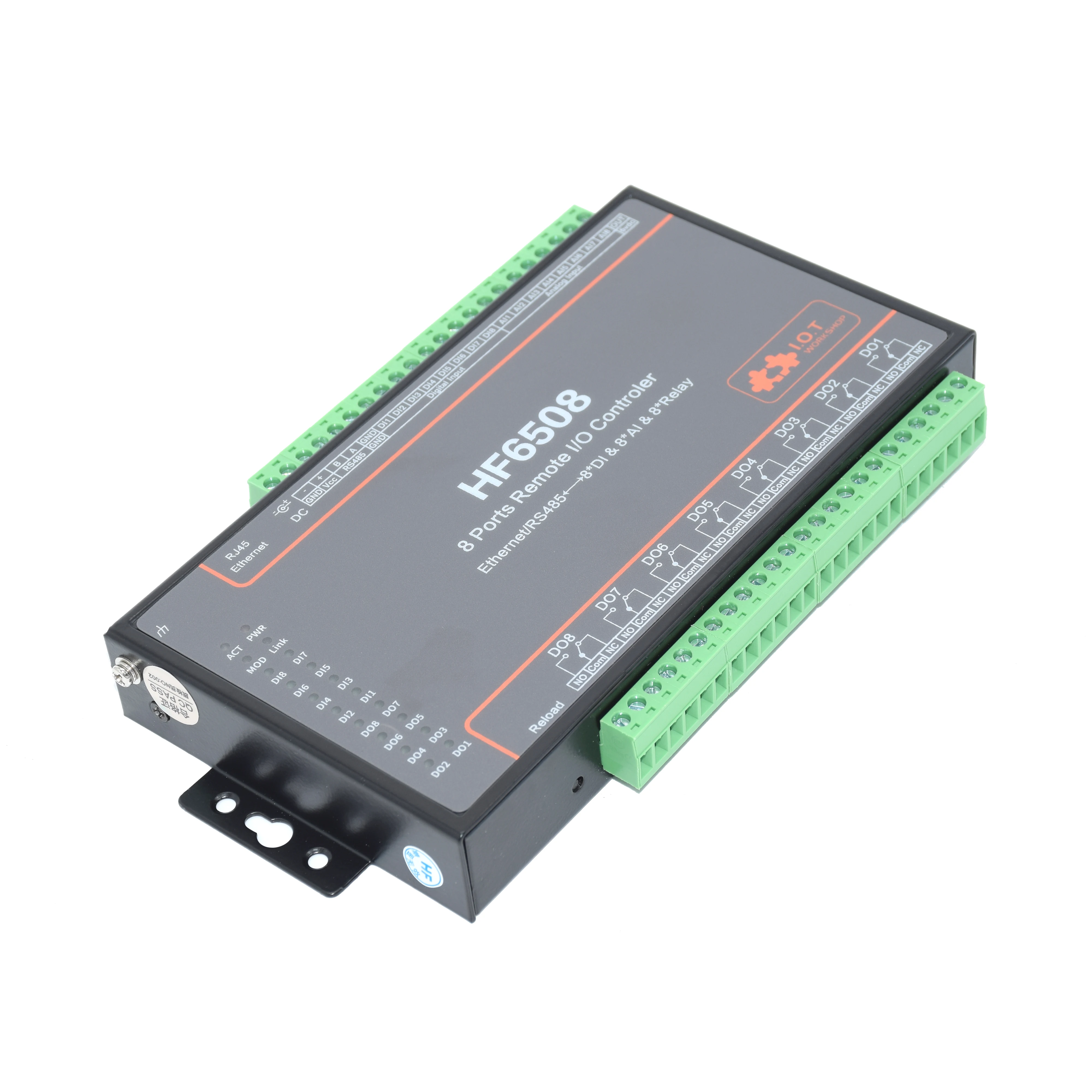 HF6508 8 каналов порт дистанционного управления I/O RS485 Ethernet портов релейного