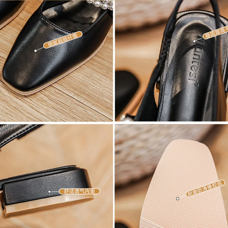 Fashion Women Sandals Square Heels Mules Shoes Female 2021 String Bead Casual Slides Ladies Low Heels Sandals Shoes For Woman
Fashion Women Sandals Square Heels Mules Shoes Female 2021 String Bead Casual Slides Ladies Low Heels Sandals Shoes For Woman