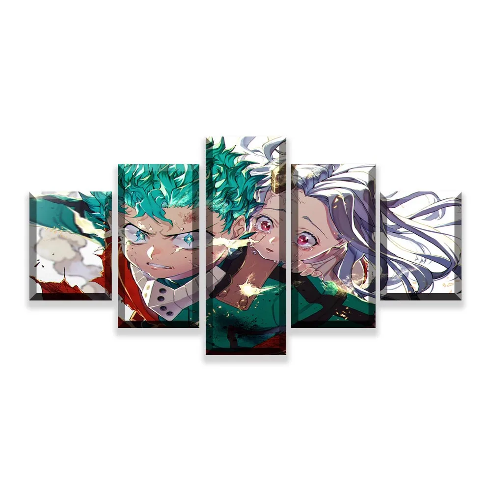 5 Panel Boku No Hero My Hero Academia Shouto Todoroki Poster Canvas Print Painting Home Decor Wall Art One Set Modular Framework
5 Panel Boku No Hero My Hero Academia Shouto Todoroki Poster Canvas Print Painting Home Decor Wall Art One Set Modular Framework