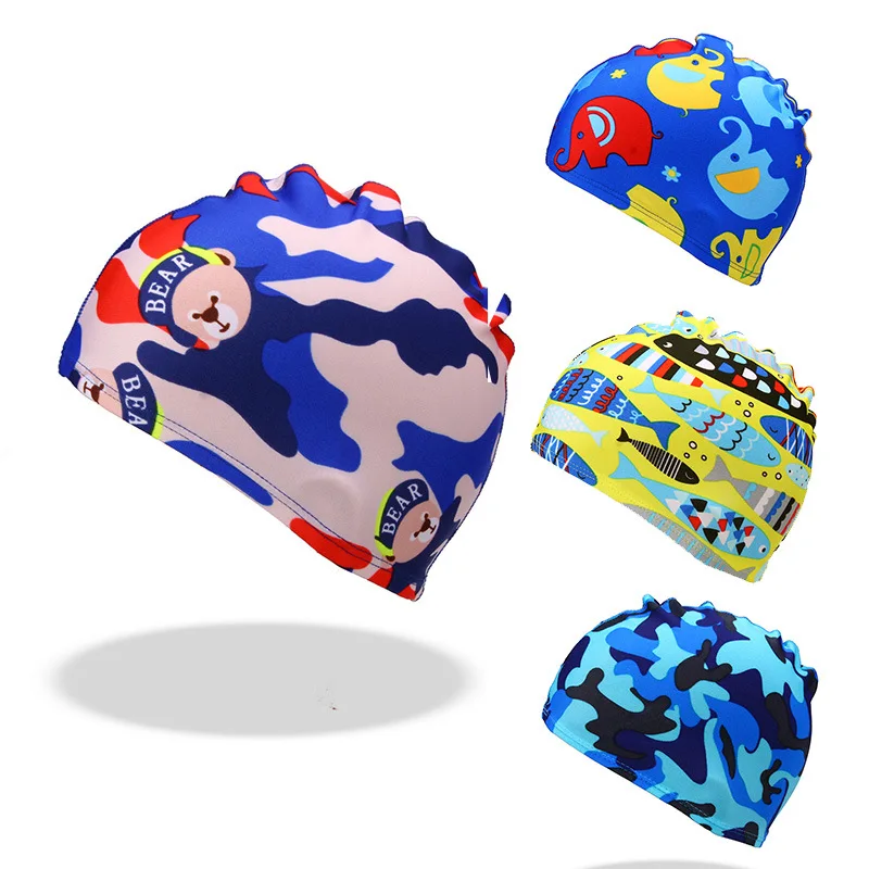 Kids Pool Swimming Caps Cartoon Animal Children Swimming Cap Boys and Girls Swimming Hat Elastic For 1-10 Years Old
Kids Pool Swimming Caps Cartoon Animal Children Swimming Cap Boys and Girls Swimming Hat Elastic For 1-10 Years Old