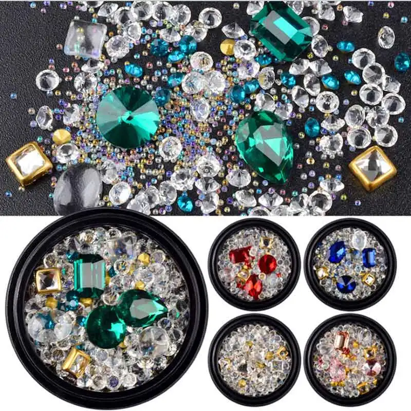 3D Assorted UV Gel Decoration Nail Art Rhinestones Mix Gem Designs Tips DIY
3D Assorted UV Gel Decoration Nail Art Rhinestones Mix Gem Designs Tips DIY