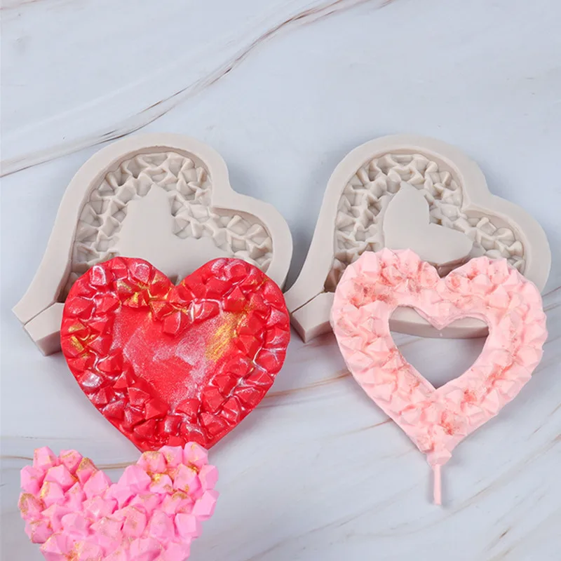 Love diamond shape silicone mold decoration tool chocolate mold cake clay fudge mold Sugarcraft, kitchen utensils
Love diamond shape silicone mold decoration tool chocolate mold cake clay fudge mold Sugarcraft, kitchen utensils