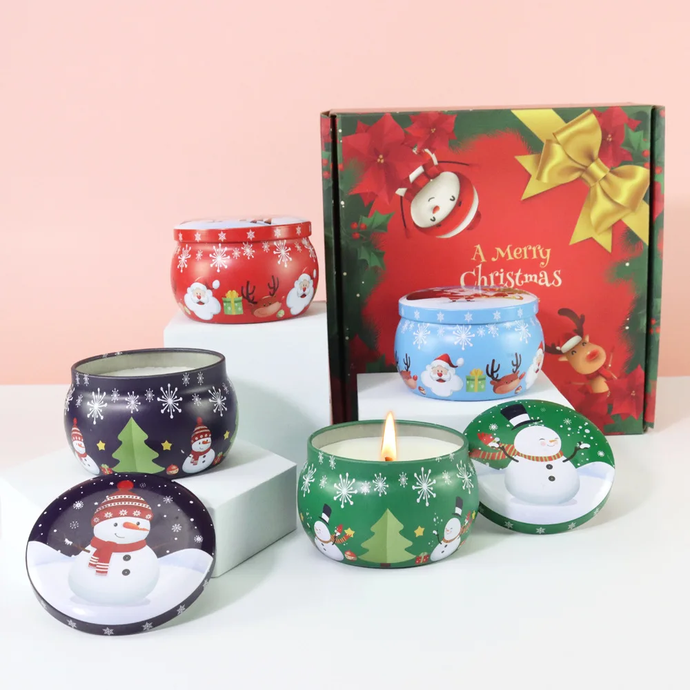 2.2OZ/ 4.4OZ Smokeless Tin Can Christmas Candle Set Scented Candles Fragrance for Bath Yoga Thanksgiving Christmas Day Gifts
2.2OZ/ 4.4OZ Smokeless Tin Can Christmas Candle Set Scented Candles Fragrance for Bath Yoga Thanksgiving Christmas Day Gifts