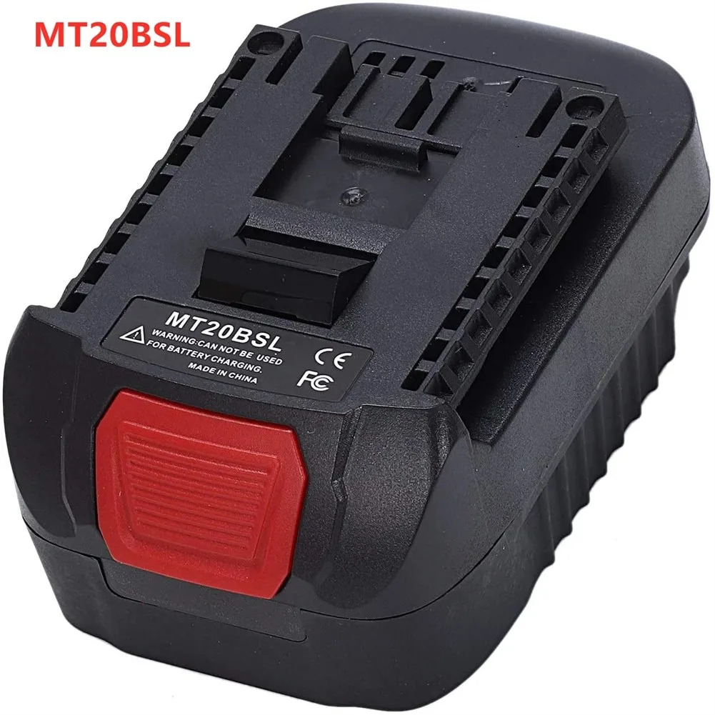 MT20BSL Li-Ion Battery Converter Adapter For Ma-kita 18V BL1830 BL1860 BL1850 BL1840 BL1820 Used To For Bosch 18V Tool Adapter
MT20BSL Li-Ion Battery Converter Adapter For Ma-kita 18V BL1830 BL1860 BL1850 BL1840 BL1820 Used To For Bosch 18V Tool Adapter