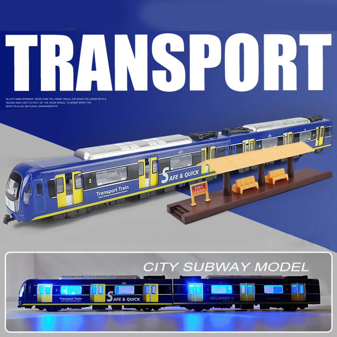 1:87 Simulation Pull Back Car Sand Table Commuting Alloy Train Model Two Carriages
1:87 Simulation Pull Back Car Sand Table Commuting Alloy Train Model Two Carriages