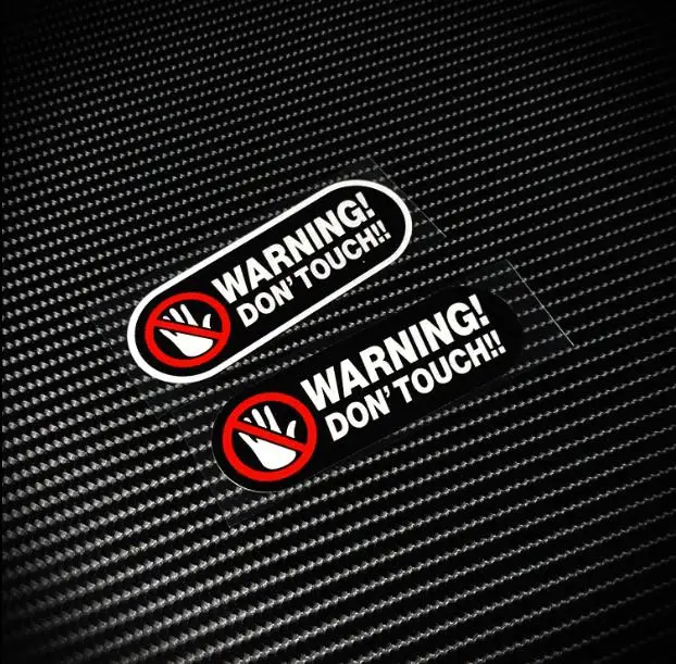 Warning Don't Touch Sticker Reflective Vinyl Warning Lable Car Sticker Bumper Bike Decals For Vans,Motorcycle Lap
Warning Don't Touch Sticker Reflective Vinyl Warning Lable Car Sticker Bumper Bike Decals For Vans,Motorcycle Lap