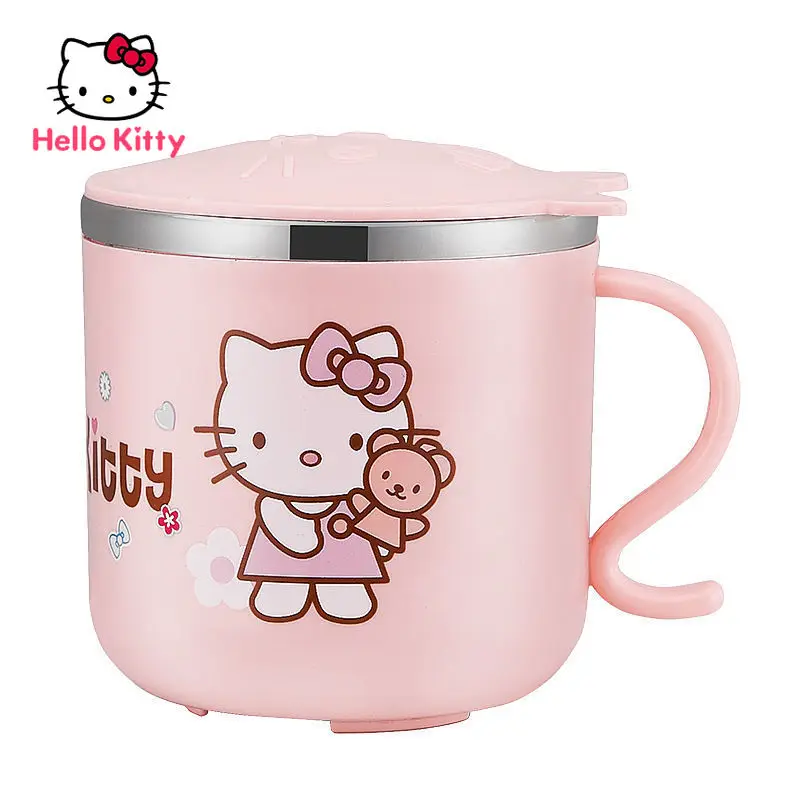 Hello Kitty Stainless Steel Mug Creative Cartoon Anti-dropping Household Double-layer Anti-scalding Insulated Mug with Lid
Hello Kitty Stainless Steel Mug Creative Cartoon Anti-dropping Household Double-layer Anti-scalding Insulated Mug with Lid