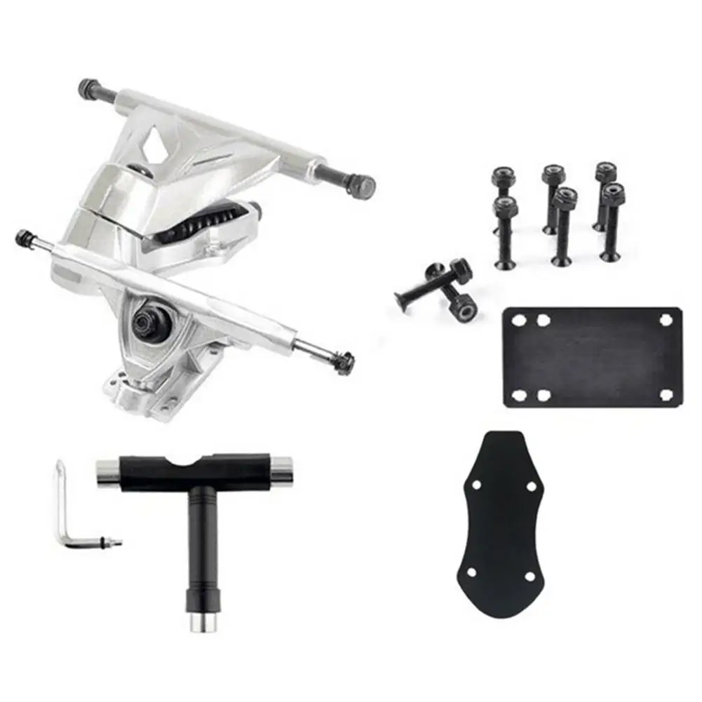 Skateboard Trucks Steering Rack Alloy Anti-Wear Land Surfing Longboard C7 Ground-free Rotating Bracket Bridge
Skateboard Trucks Steering Rack Alloy Anti-Wear Land Surfing Longboard C7 Ground-free Rotating Bracket Bridge