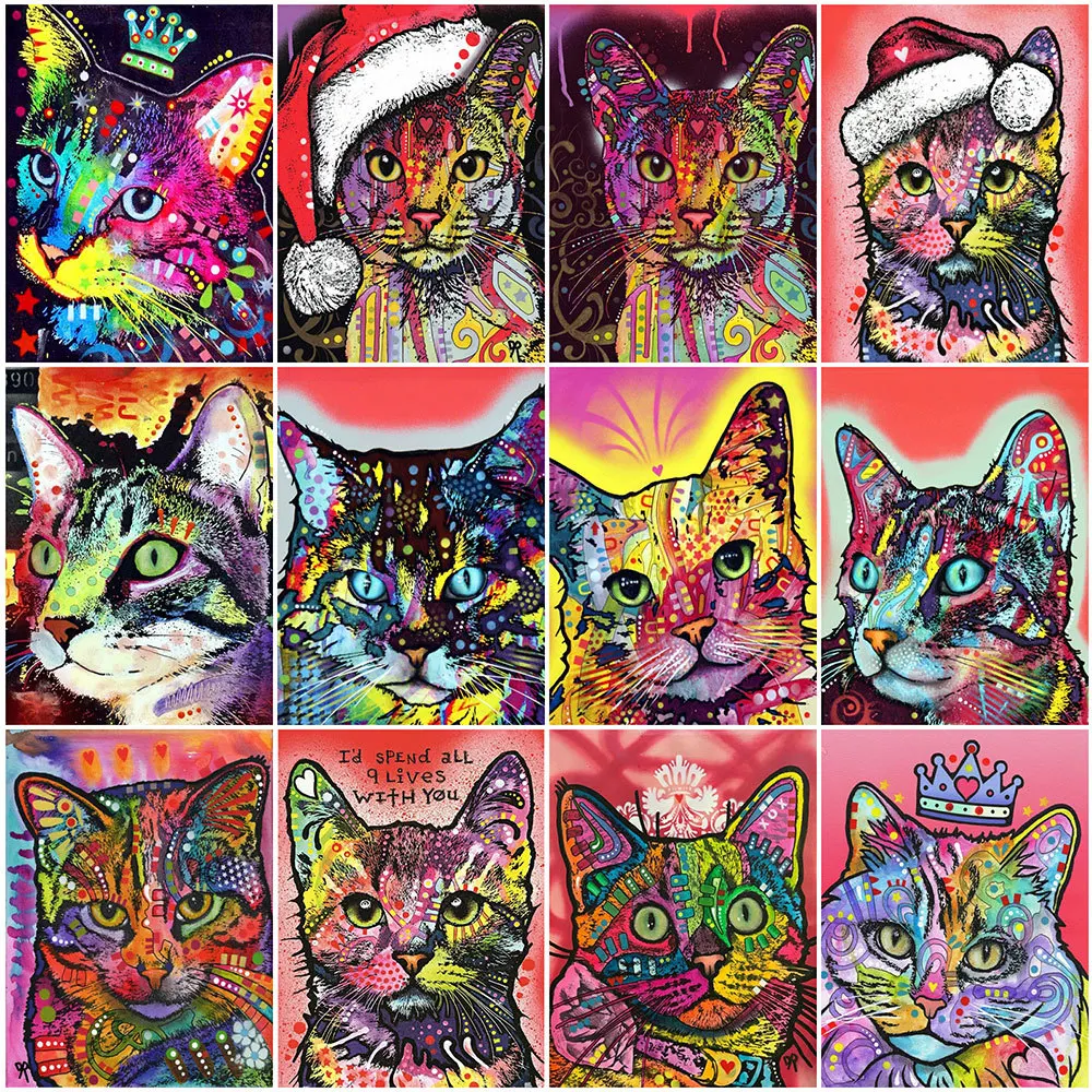 YI BRIGHT Diamond Painting Cross Stitch Cat Picture Of Rhinestones Square Full Diamond Embroidery Animal Home Decor 
YI BRIGHT Diamond Painting Cross Stitch Cat Picture Of Rhinestones Square Full Diamond Embroidery Animal Home Decor