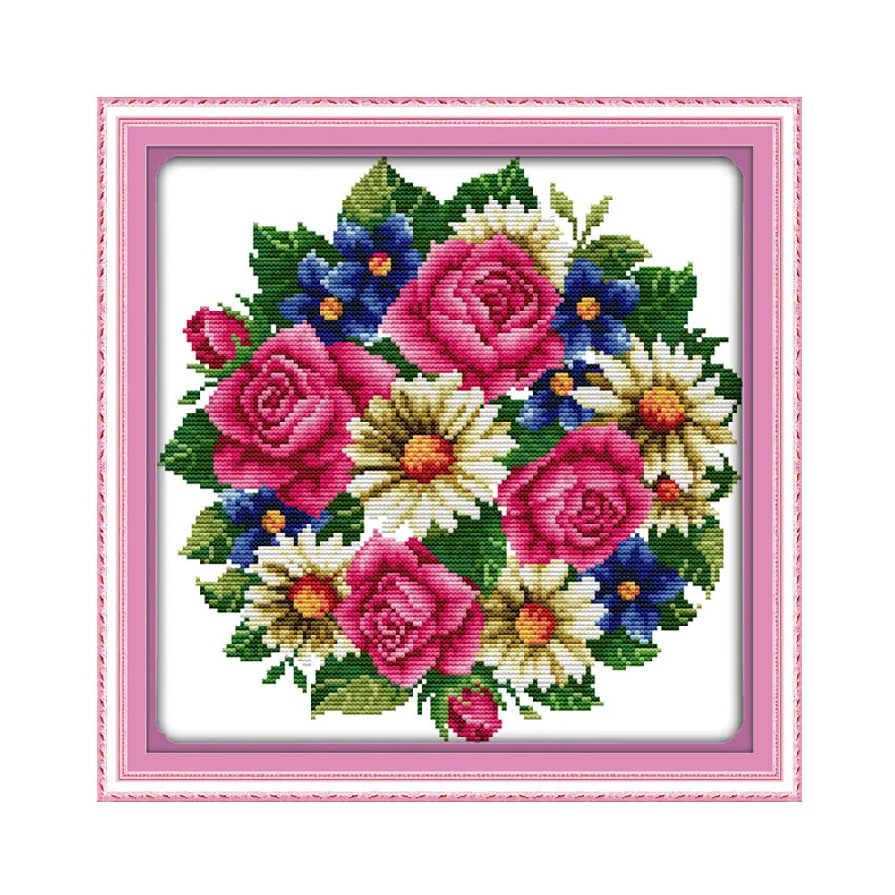 All flowers bloom together-rose cross stitch kit flower 14ct printed fabric canvas stitching embroidery DIY handmade needlework
All flowers bloom together-rose cross stitch kit flower 14ct printed fabric canvas stitching embroidery DIY handmade needlework