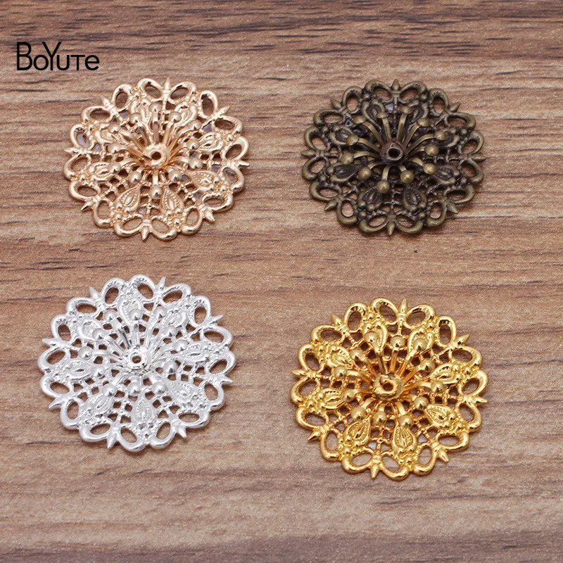 BoYuTe (50 Pieces/Lot) 25MM Metal Brass Stamping Filigree Findings Handmade Diy Jewelry Making Materials
BoYuTe (50 Pieces/Lot) 25MM Metal Brass Stamping Filigree Findings Handmade Diy Jewelry Making Materials