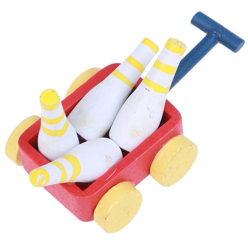 1pc 1:12 Doll House Miniature Model Outdoor Toy Accessories Wooden Bowling Trolley
1pc 1:12 Doll House Miniature Model Outdoor Toy Accessories Wooden Bowling Trolley
