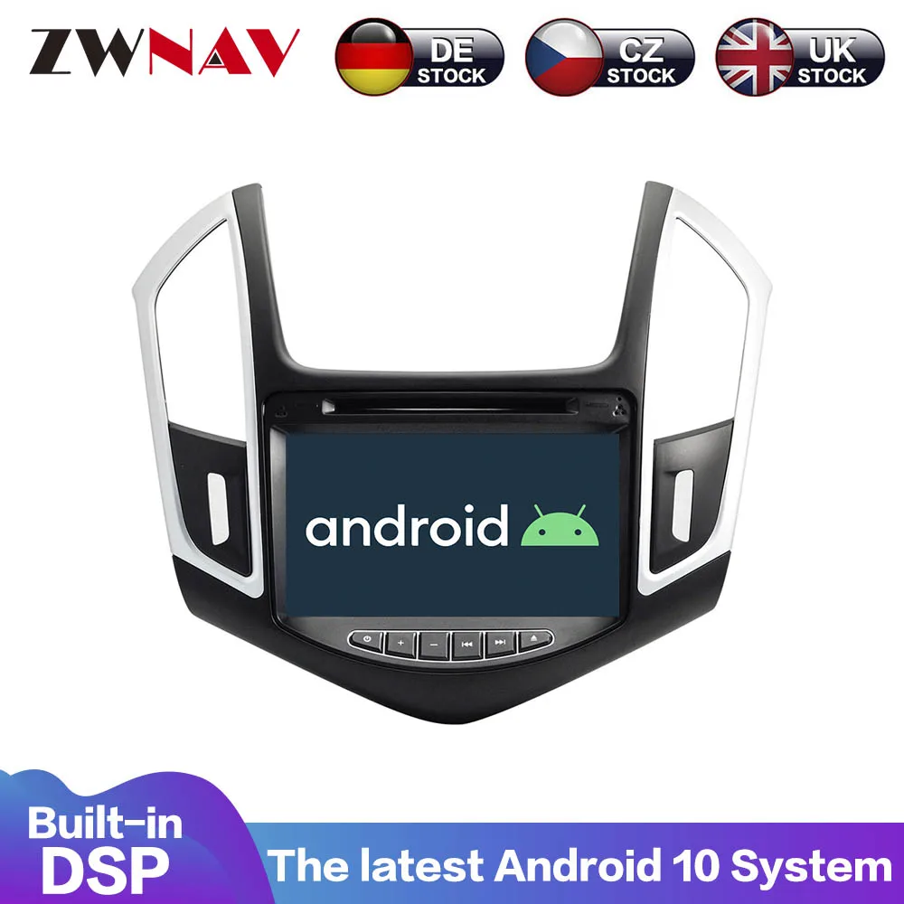 Android 10 8 ядер автомобильная фотомагнитола для Chevrolet CRUZE 2012-2015 автомедиа головное