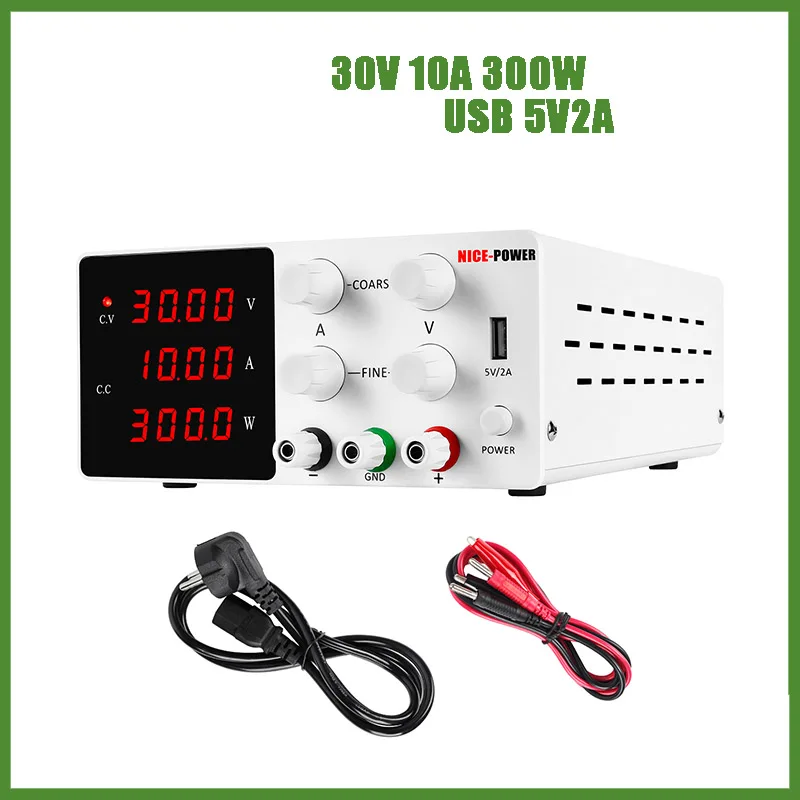 Блок питания лабораторный, 30 В, 10 а, с USB-зарядкой
Блок питания лабораторный, 30 В, 10 а, с USB-зарядкой