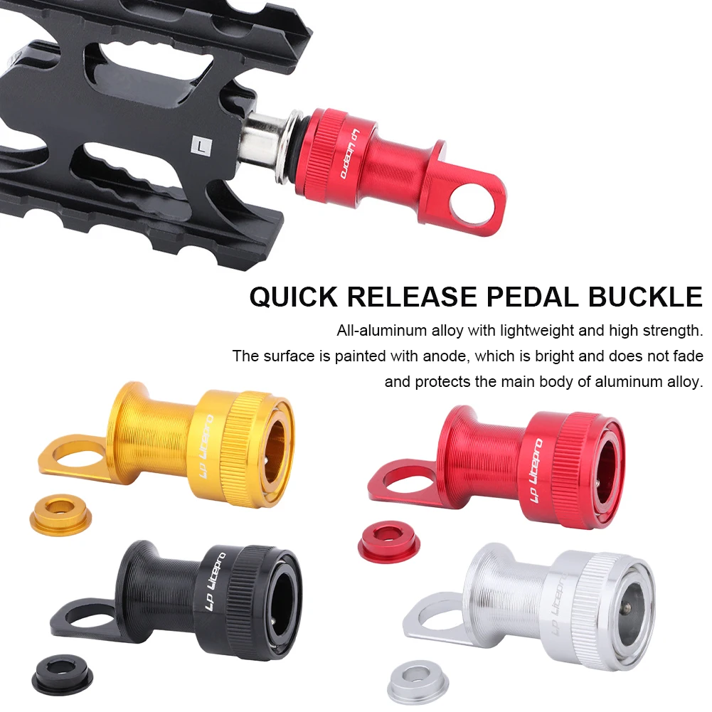 For Brompton MKS Quick Release Pedal Holder Buckle Pedal Portable Frame Mounting Fixing Adapter Quick Release Base
For Brompton MKS Quick Release Pedal Holder Buckle Pedal Portable Frame Mounting Fixing Adapter Quick Release Base