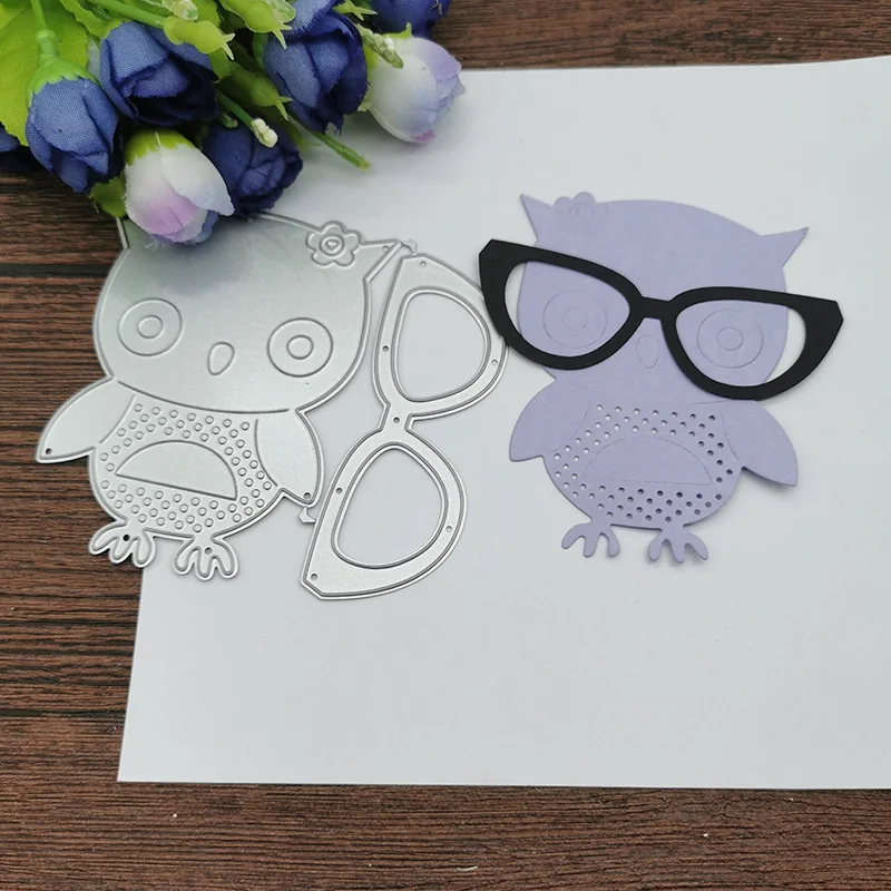 Owl glasses Metal Cutting Dies Stencils For DIY Scrapbooking Decorative Embossing Handcraft Die Cutting Template
Owl glasses Metal Cutting Dies Stencils For DIY Scrapbooking Decorative Embossing Handcraft Die Cutting Template