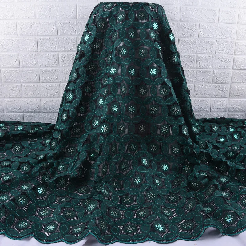 Элегантная Тюлевая кружевная ткань Zhenguiru ручной работы с вышивкой сетка