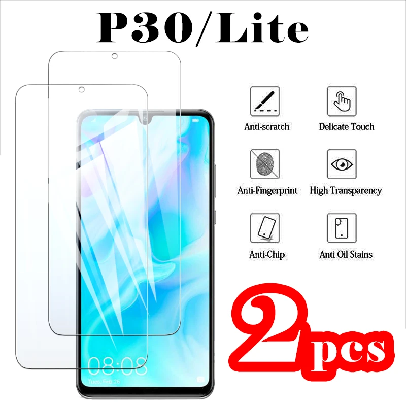 Защитное стекло p30 lite для huawei light p30lite p40 20 30 huavei защитная пленка экрана закаленное
