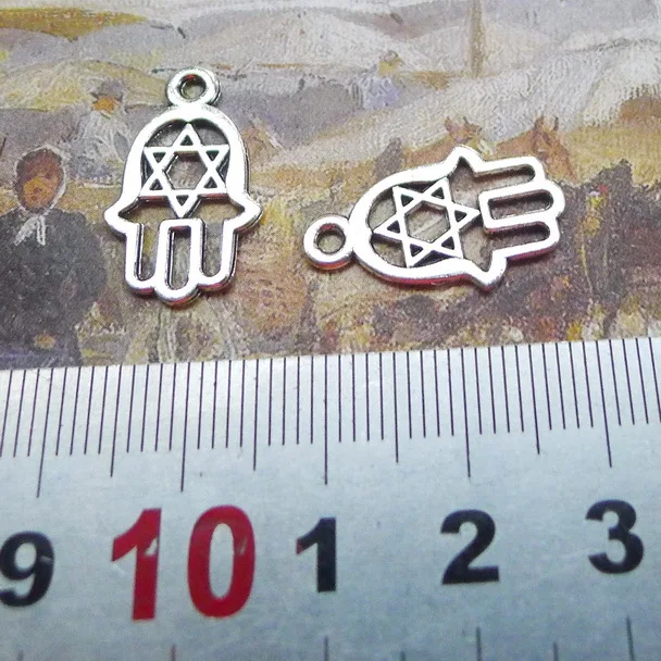 Charms For Bracelet Making 20 Pieces 13x21mm Antique Silver Color Palm Charms
Charms For Bracelet Making 20 Pieces 13x21mm Antique Silver Color Palm Charms