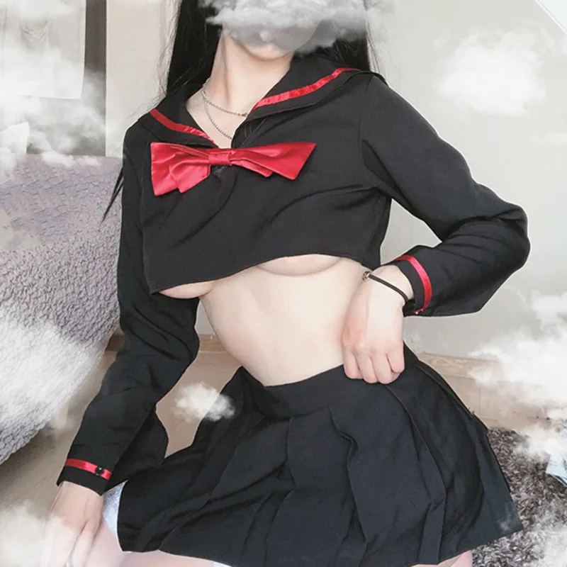 Japanese Short Sleeve JK Suit Girls Pleated Skirt Woman School Uniforms Sexy Collage Student Sailor Party Cosplay Costume LX8C
Japanese Short Sleeve JK Suit Girls Pleated Skirt Woman School Uniforms Sexy Collage Student Sailor Party Cosplay Costume LX8C