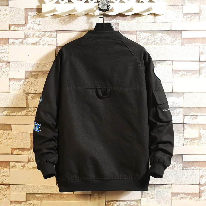 New Spring Autumn Jacket Men Fashion Stand Collar Patchwork Casual Jacket Men Zipper Outerwear Coat Big Size
New Spring Autumn Jacket Men Fashion Stand Collar Patchwork Casual Jacket Men Zipper Outerwear Coat Big Size