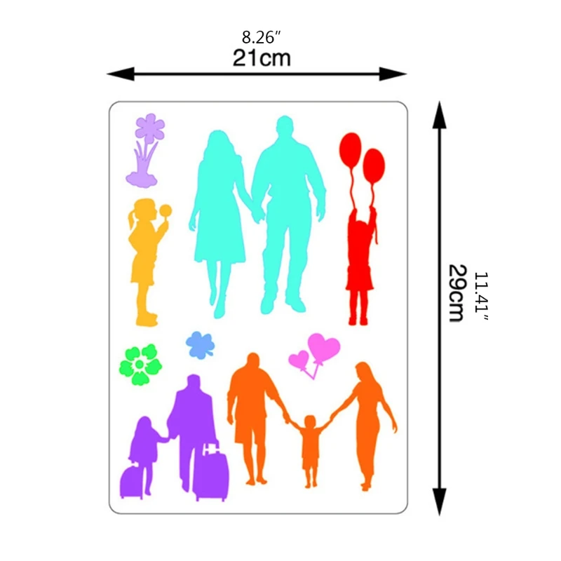 Stencils for Card-making 9Pcs Family Theme Create Rich Styles Suitable for Multiple Scenes Painting Hollow Template
Stencils for Card-making 9Pcs Family Theme Create Rich Styles Suitable for Multiple Scenes Painting Hollow Template