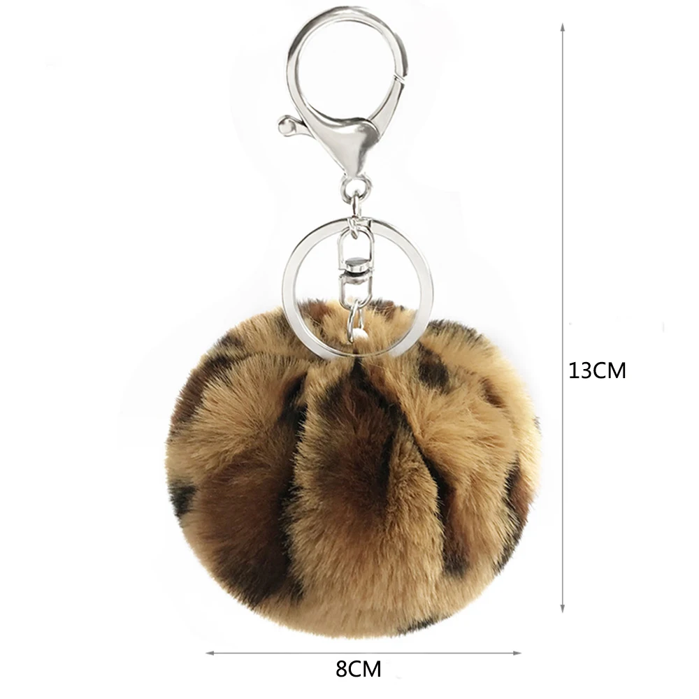 New Faux Rabbit Fur Ball Key Chain Pompom Leopard Plush Heart Keychain Pom Pom Round Ball Trinket Car Bag Key Ring Gift
New Faux Rabbit Fur Ball Key Chain Pompom Leopard Plush Heart Keychain Pom Pom Round Ball Trinket Car Bag Key Ring Gift