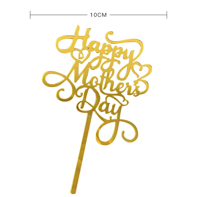 New MOM acrylic birthday Cake Topper Golden Hello mother's day party Cake toppers Cake Dessert Decoration Mother's holiday gift
New MOM acrylic birthday Cake Topper Golden Hello mother's day party Cake toppers Cake Dessert Decoration Mother's holiday gift