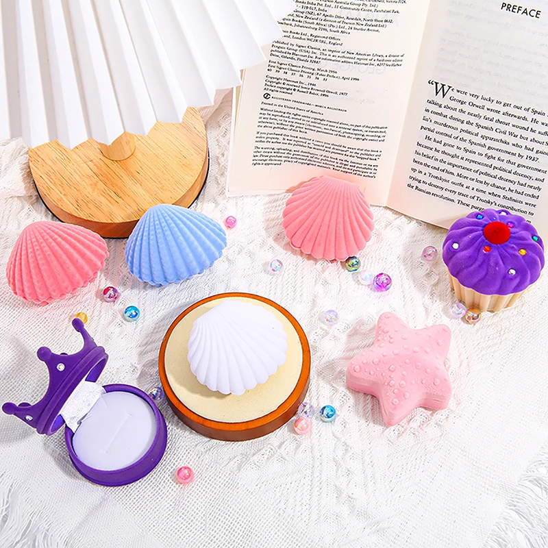 1pc Shell Crown Velvet Wedding Engagement Ring Box For Earrings Necklace Bracelet Jewelry Display Gift Box Holder Container Case
1pc Shell Crown Velvet Wedding Engagement Ring Box For Earrings Necklace Bracelet Jewelry Display Gift Box Holder Container Case