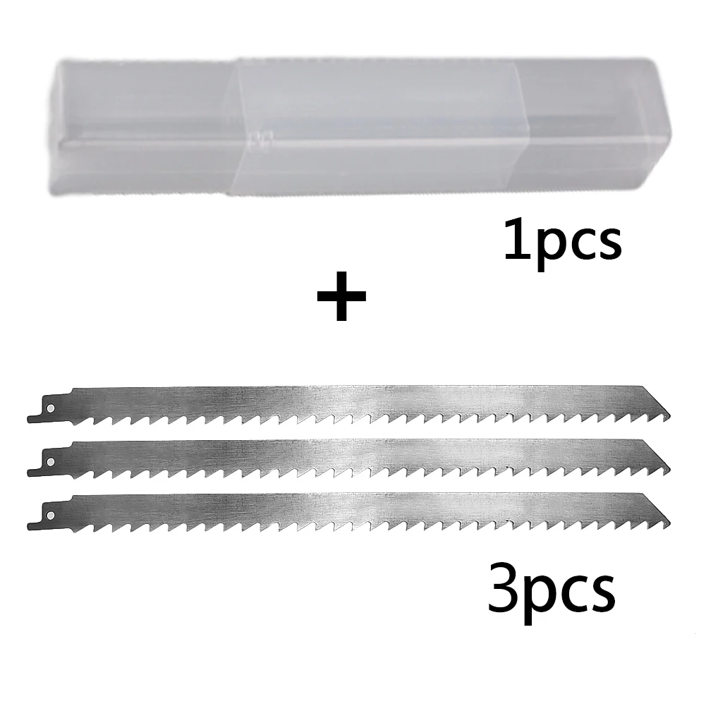 3pcs 300mm Wood Reciprocating Saw Blade Set For Cutting Ice And Frozen Meat Tool Reciprocating Saw Blades
3pcs 300mm Wood Reciprocating Saw Blade Set For Cutting Ice And Frozen Meat Tool Reciprocating Saw Blades