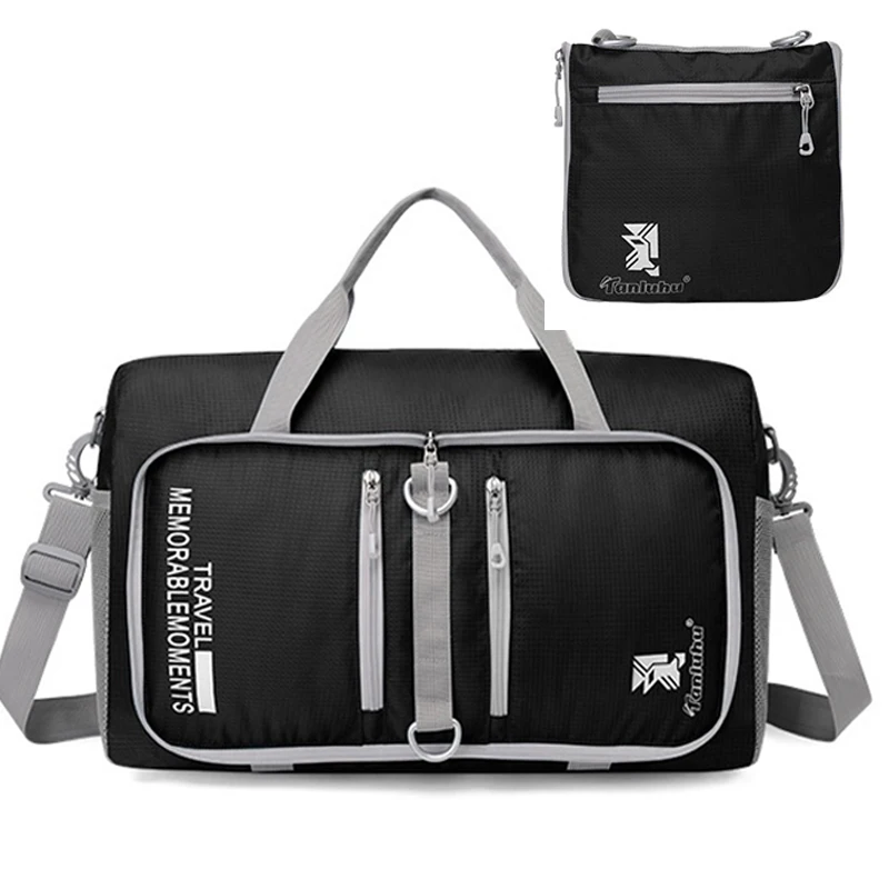 

Складная дорожная сумка для мужчин и женщин, вместительные спортивные уличные мешки для спортзала, ручной чемодан, тоут для ручной клади
